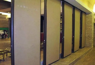 Acoustic partition price in India with cost factors for sliding folding and movable partition systems